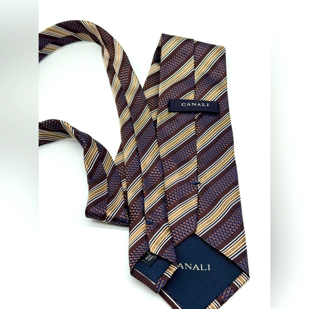 Canali silk tie made in Italy